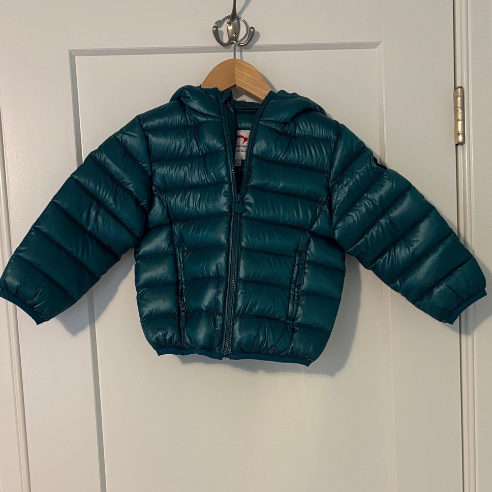 Appaman Teal Featherweight Down Puffer, Size 3T, NEW with tags